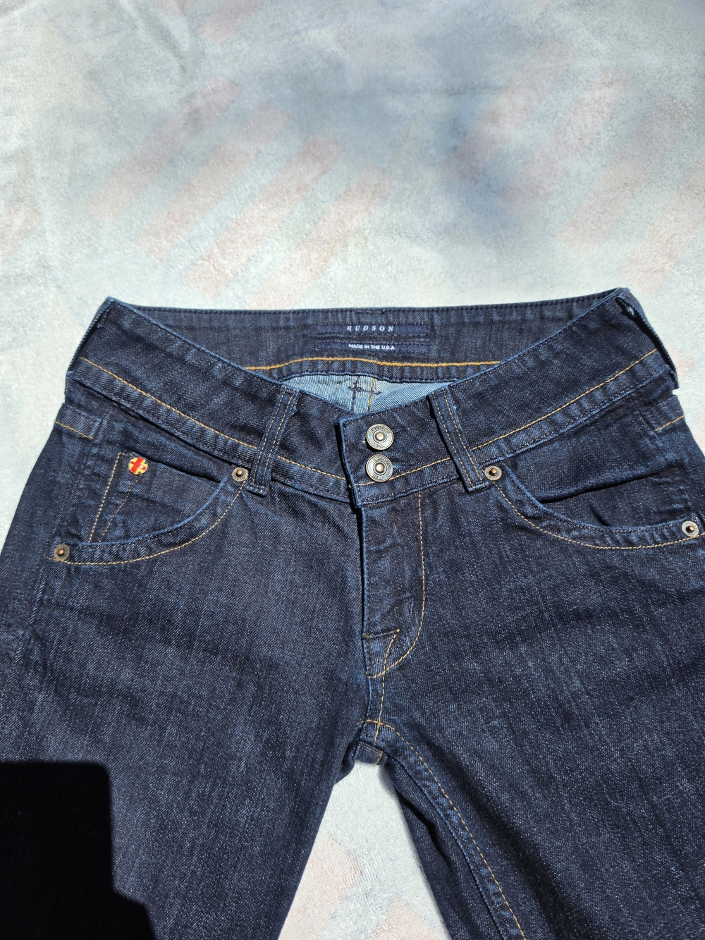 Hudson Jeans Women’s Dark Blue Stretch Denim Jeans